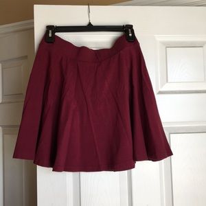 Maroon Skirt